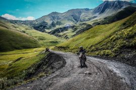 Parcours de moto en Auvergne